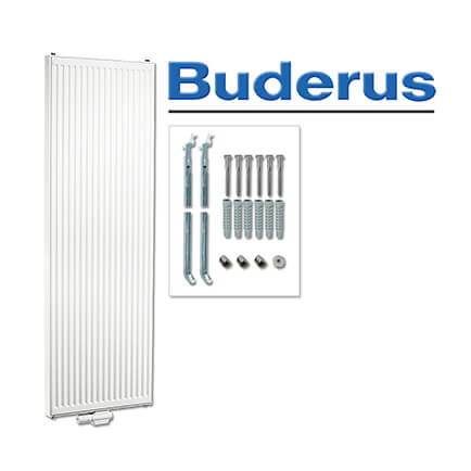 buderus-7728604304-1 Buderus Heizkörper Vertikal-Kompakt CV-Profil Typ 21 1800×400 mm (H x L)