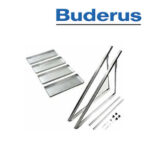 Buderus Grundset Flachdach mit Beschwerungswannen für SKT1.0-s / SKN4.0-s