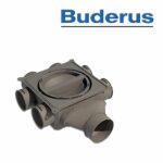 Buderus VK125-1S Verteiler 1-lagig seitlicher Anschluss DN125
