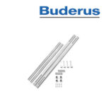 Buderus Erweiterungs-Set für 2 SKR10 CPC, Wellplatten/Blechdach, Aufdach