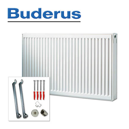 buderus-7750001408-1 Buderus Heizkörper, Profilheizkörper C-Profil Typ 11 400×800 mm (H x L) Kompakt