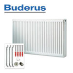 Buderus Heizkörper, Flachheizkörper, Kompakt C-Profil Typ 22 600×2000 mm (H x L)