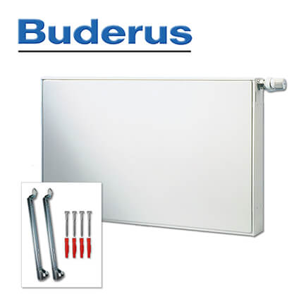 buderus-7750401418-1 Buderus Heizkörper, Planheizkörper VC-Plan Typ 11 400×1800 mm (H x L) Ventil