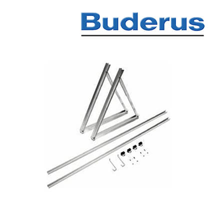 buderus-8718531033-1 Buderus Grundset Flachdach zur bauseitigen Befestigung für SKN4.0-w