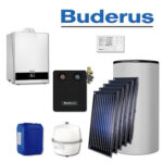 Buderus GB192-15i, SL123, Gas-Brennwerttherme, weiß, 5 x SKN4.0-s, P750 S