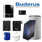 Buderus GB192-15i, SL122, Gas-Brennwerttherme, schwarz, 5 x SKN4.0-s, PNR750