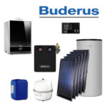 Buderus GB192-19i, SL121, Gas-Brennwerttherme, schwarz, 5 x SKN4.0-s, P750 S