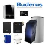 Buderus GB192-25i, SL124, Gas-Brennwerttherme, schwarz, 5 x SKT1.0-s, PNR750