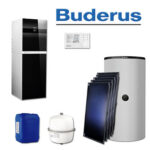 Buderus GBH192-25iT 150S, SL137, Brennwerttherme, schwarz, 5 x SKT1.0-s, PNR750
