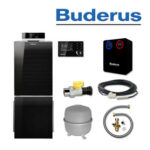 Buderus KB192i-22, K75, Gas-Brennwertkessel, L135.3 RS Speicher, HSM25, Erdgas