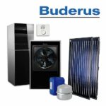 Buderus WLW196i-11 IR TS185, SL520, Luft/Wasser-Wärmepumpe, 2x SKN4.0-s, RC100 H