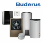 Buderus WLW196i-14 AR B, Luft/Wasser-Wärmepumpe, SH400 RS-B, P200.5 S-B
