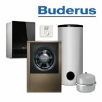 Buderus WLW196i-14 AR E, Luft-/Wasser-Wärmepumpe, SH400 RS-B, RC100 H