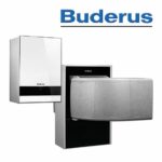 Buderus WLW196i-14 IR E, Logatherm Luft/Wasser Heizungs-Wärmepumpe, weiß