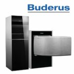 Buderus WLW196i-6 IR TS185, Logatherm Luft/Wasser Heizungs-Wärmepumpe, schwarz