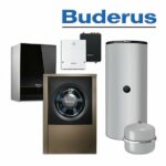 Buderus WLW196i-8 AR E, Luft-/Wasser-Wärmepumpe, PRZ500.6 E, FS20/2