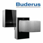 Buderus WLW196i-8 IR E, Logatherm Luft/Wasser Heizungs-Wärmepumpe, schwarz