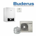 Buderus WPLS6.2 RE, Logatherm Split-Wärmepumpe, RC100 H