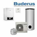 Buderus WPLS8.2 RE, Logatherm Split-Wärmepumpe, SH290 RS-B, RC100 H