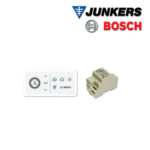 Junkers Bosch Komfortbedieneinheit CV 40 H/H für V2000D 43, Hutschienen-Netzteil