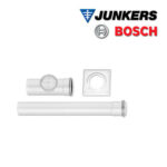 Junkers Bosch FC-Set80-B23 Grundbausatz 80, Schacht hinten, Kunststoff