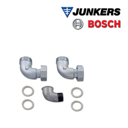 junkers-bosch-8718576606-1 Junkers Bosch Kesselanschluss Nr. 1601 90° für Heizungsvor- und Rücklauf