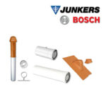 Junkers Bosch FC40 Dachpaket 60/100 mm, rot, raumluftunabhängig