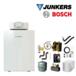 Junkers Bosch GC7F19 mit Gaskessel GC7000F 22, WST 200-2 HRC, HS25/6