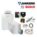 Junkers Bosch OC7F21 mit Öl-Brennwertkessel OC7000F 22, WST 160-2, HS25/6