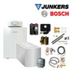 Junkers Bosch OC7F35 mit OC7000F 30 Öl-Brennwertkessel, WST 200-2, HS25/6