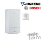 Junkers Bosch ZWRKE05 mit ZWR 18-7 KE 23 Kombitherme 18 kW, CR 100, Aufputz, E/H