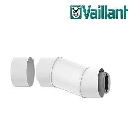 vaillant-0010028132-1 Vaillant Variobogen mit Versatzausgleich 20 – 65 mm, konzentrisch Ø 80/125 PP
