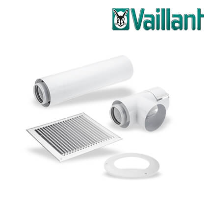 vaillant-0020021006-1 Vaillant Basis-Anschluss-Set für die getrennte Luftzufuhr Ø 80/125 PP
