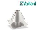 Vaillant Schachtabdeckung Edelstahl Ø 80
