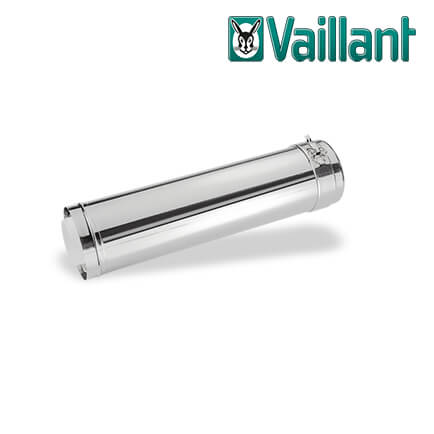 vaillant-0020042755-1 Vaillant Verlängerung kürzbar für Fassadenverlegung konzentrisch 0,5 m Ø 80/125