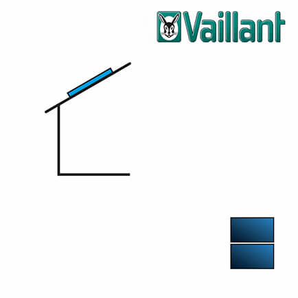 vaillant-0020145234-1 Vaillant Kollektormontage-Set 9.037, 2x VFK 145 / 155 H 2-reihig auf Pfanne