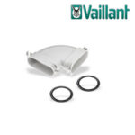 Vaillant Bogen 90° horizontal für Luftschlauch flach 52 x 132 mm