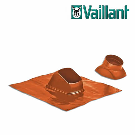 vaillant-0020180857-1 Vaillant Universal Dachpfanne terrakotta, 25° – 50°, Ø 150/180 mm