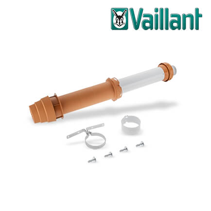 vaillant-0020220657-1 Vaillant Senkrechte Dachdurchführung rot Ø 60/100 PP