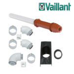 Vaillant Paket 1.50 Luft-/Abgasführung, senkr. Dachdurchf. rot, 60/100 PP