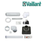 Vaillant Paket 1.51 Luft-/Abgasführung im Schacht starr, Anschluss-Set 80/125 PP