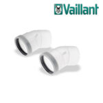 Vaillant Bogen 30° (2 Stck) Ø 80 PP
