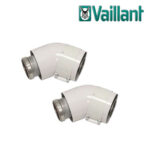 Vaillant Bogen 45° (2 Stck) konzentrisch Ø 60/100 Alu