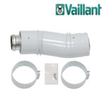 Vaillant Variobogen mit Versatzausgleich von 33-56 mm, konzentrisch Ø 60/100 Alu
