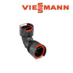 Viessmann Bogen 90° R90, integrierte Dichtung und Fixierbügel
