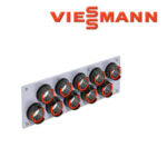Viessmann Anschlussplatte 10-fach R90 „770“, 10 Anschlüsse, 770x266x70mm
