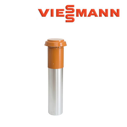 viessmann-zk01906-1 Viessmann Dachdurchführung DN 125, 1 m, dachsteinrot
