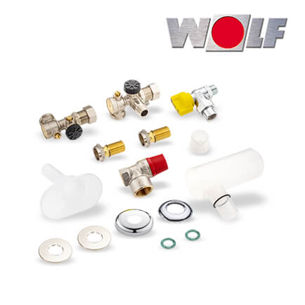 wolf-2072347-1 Wolf Anschluss-Set für Gasheizthermen bis 24kW, Unterputzinstallation