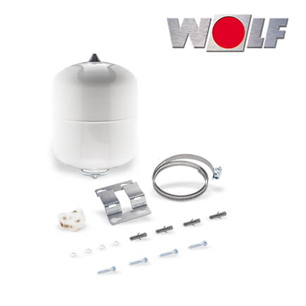 wolf-2444211-1 Wolf Ausdehnungsgefäß Sole/Solar, 18 Liter
