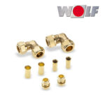Wolf Anschluss-Set für Hochleistungs Röhrenkollektor CRK-12